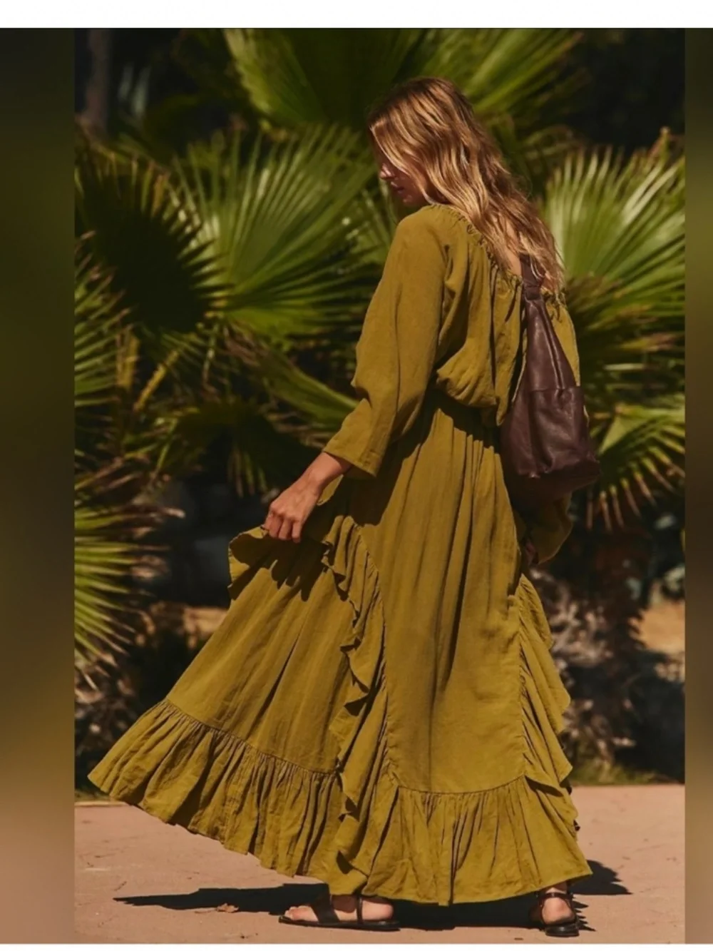 EUC Free People Shore Chic Maxi Dress - Picture 2 of 6